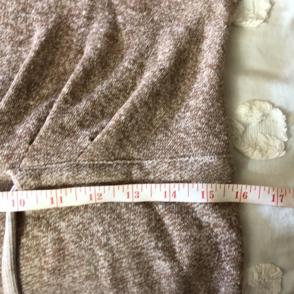 Anthropologie Saturday Sunday Taupe Tan Sweatshirt Dress - Picture 12 of 12